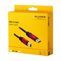 Delock kabel USB 3.0 AB 5m Premium 82759