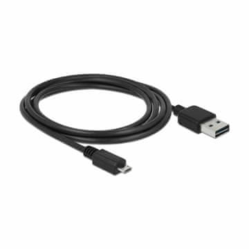 Delock USB kabel A-B micro EASY 2m dvostrani 83367