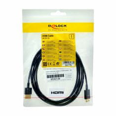 Delock HDMI mini 3D 4K slim kabel 2 m crni 84778