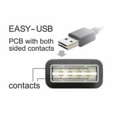 Delock USB kabel A-B micro EASY 5m dvostrani 83369