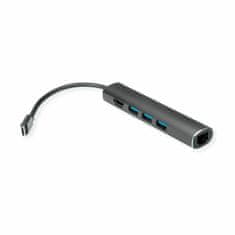 Value hub USB 3.2 TypeC-3xA+HDMI + LAN 12.99.1043-5