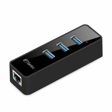 Fantec Hub 3x USB + mrežni UTP Giga 1959