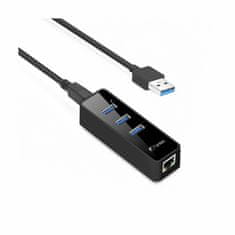Fantec Hub 3x USB + mrežni UTP Giga 1959