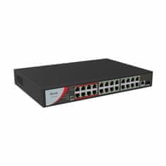 HiLook 100M preklopnik s 24 PoE porta za rack + 1xGiga SFP uplink NS-0326P-230(B)