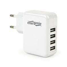 Energenie USB punjač 4xTipA bijeli EG-U4AC-02
