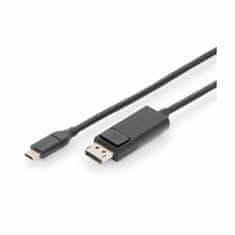 Digitus USB Type-C-DisplayPort kabel 1,8 m crni