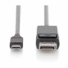 Digitus USB Type-C-DisplayPort kabel 1,8 m crni
