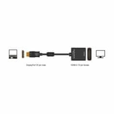 Delock adapter DisplayPort-HDMI aktivni 4K 30Hz 20 cm 62607