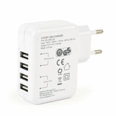 Energenie USB punjač 4xTipA bijeli EG-U4AC-02