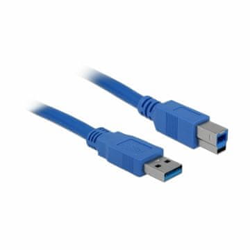 Delock kabel USB 3.0 AB 3m plavi 82581