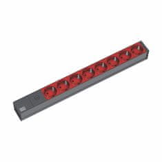 Bachmann rack distributer 8x220V ALU prenaponska zaštita UPS 333.538