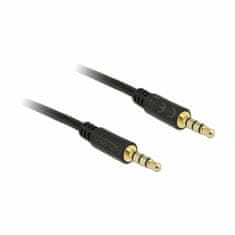 Delock AUDIO kabel 3,5 m - 3,5 m 4-pinski 2 m crni