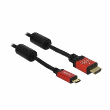 Delock HDMI kabel mini 3D 4K 5m crni 84338
