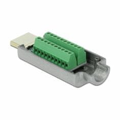 Delock HDMI M adapter / terminalni blok metalno kućište 65201