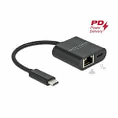 Delock USB 3.2 Type-C-Network Giga+Type-C adapter 66644
