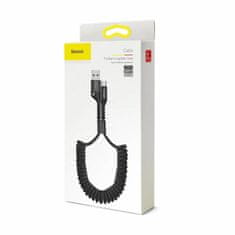 BASEUS USB A-C kabel 1m 2A spiralni crni CATSR-01