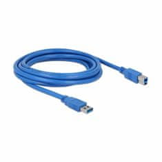 Delock kabel USB 3.0 AB 3m plavi 82581