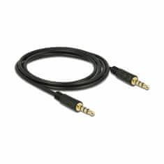 Delock AUDIO kabel 3,5 m - 3,5 m 4-pinski 2 m crni