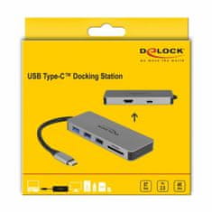 Delock USB 3.1 Type-C 4K priključna stanica 87743