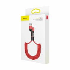 BASEUS USB/Lightning kabel 1m 2A spiralni crveni CALSR-09