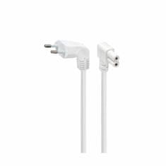 Gembird Kabel za napajanje 220V 2,5m C7 bijeli BIPOLARNI kutni PC-184L-VDE-2.5MW