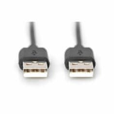 Digitus USB kabel A-A 1m crne boje