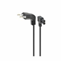 Gembird Kabel za napajanje 220V 1m C7 crni BIPOLARNI kutni PC-184L