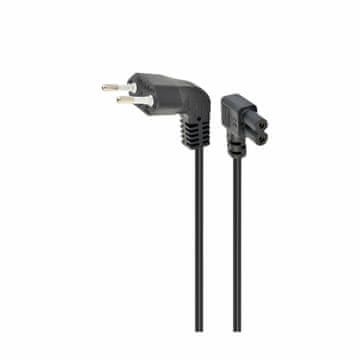 Gembird Kabel za napajanje 220V 1m C7 crni BIPOLARNI kutni PC-184L