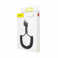 BASEUS USB/Lightning kabel 1m 2A spiralni crni CALSR-01