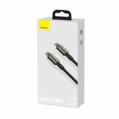 BASEUS USB C-C kabel 2m 100W 20V 5A crni volfram pleteni CATWJ-A01