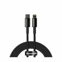 BASEUS TypeC/Lightning kabel 2m 20W PD Tungsten pleteni crni CATLWJ-A01