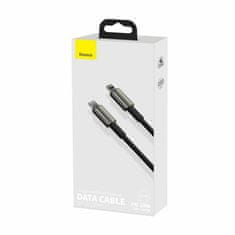 BASEUS TypeC/Lightning kabel 1m 20W PD Tungsten pleteni crni CATLWJ-01