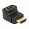 adapter HDMI M - HDMI Ž 19-pinski kutni 270° 65072