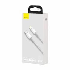 BASEUS Kabel TypeC/Lightning 2m 20W PD pleteni bijeli CATLGD-A02