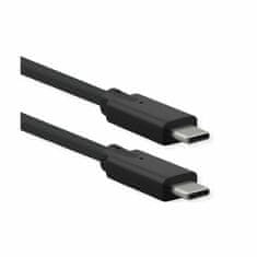 Roline USB 3.2 kabel 2x2 CC PD 5A 1m crni