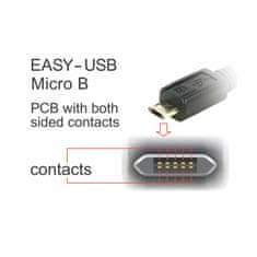 Delock USB kabel A-B mikro kutni EASY 5m dvostrani 85562