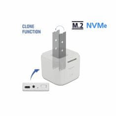 Delock USB 3.2 Type-C čitač i kopirač diskova za M.2 NVMe PCIe SSD 63331