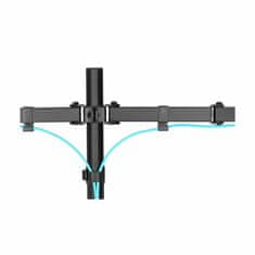 Digitus nosač za 2 monitora, crni, DA-90400