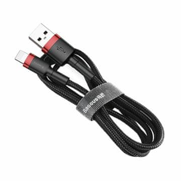 BASEUS USB/Lightning kabel 3m 2A Cafule crveno/crni CALKLF-R91
