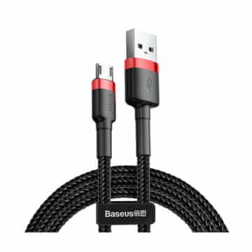 BASEUS USB kabel A-B micro 1m 2.4A Cafule crveno/crni CAMKLF-B91
