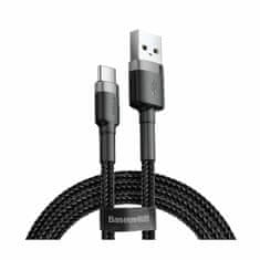 BASEUS USB A-C kabel 0,5 m 3A Cafule sivo/crni CATKLF-AG1