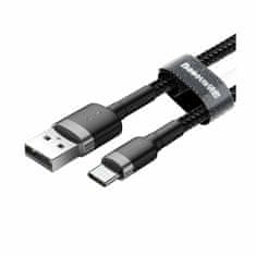 BASEUS USB A-C kabel 0,5 m 3A Cafule sivo/crni CATKLF-AG1