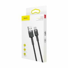 BASEUS USB A-C kabel 0,5 m 3A Cafule sivo/crni CATKLF-AG1