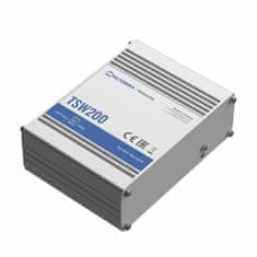 Teltonika Giga preklopnik 8-portni 8x PoE 2xSFP 240W DIN Mini TSW200