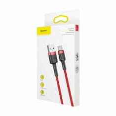 BASEUS USB A-C kabel 0,5 m 3A crveno-bijeli CATKLF-A09
