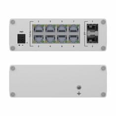 Teltonika Giga preklopnik 8-portni 8x PoE 2xSFP 240W DIN Mini TSW200