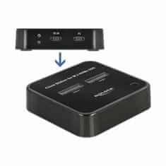 Delock USB 3.2 Type-C čitač i kopirač diskova za M.2 NVMe PCIe SSD 64177