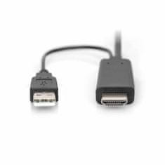 Digitus HDMI-DisplayPort kabel 2m + USB napajanje AK-330111-020-S