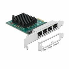 Delock PCIe 4xRJ45 gigabitna mrežna kartica RTL8111 89025