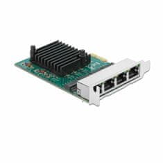 Delock PCIe 4xRJ45 gigabitna mrežna kartica RTL8111 89025